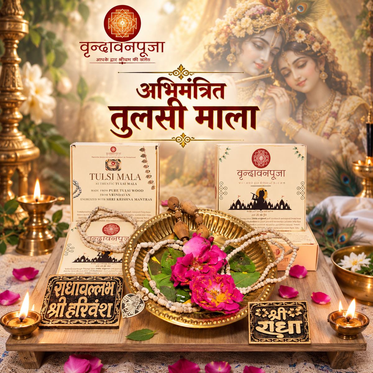 Tulsi Mala_kanthi Combo