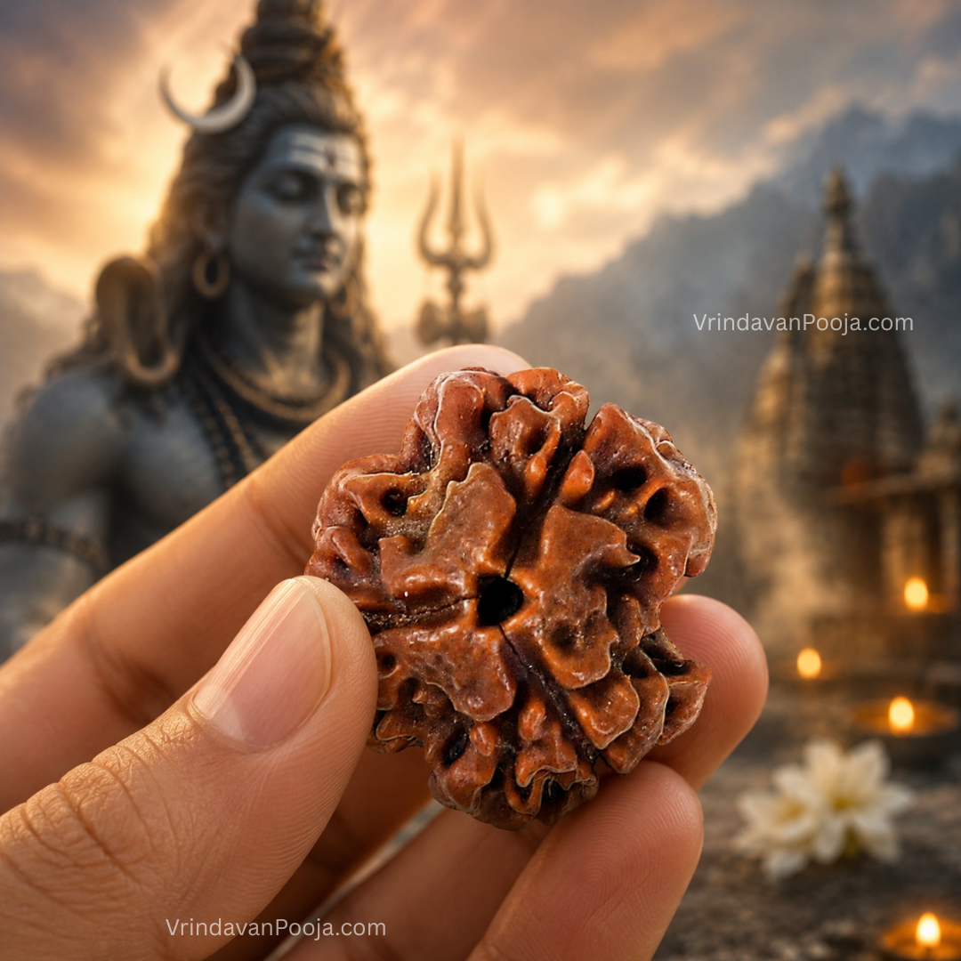 3 Mukhi Abhimantrit Rudraksha