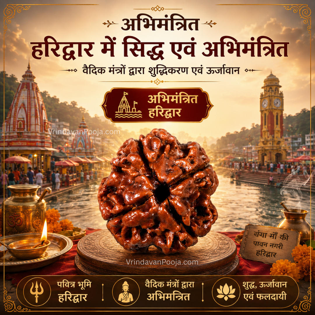 4 Mukhi Abhimantrit Rudraksha