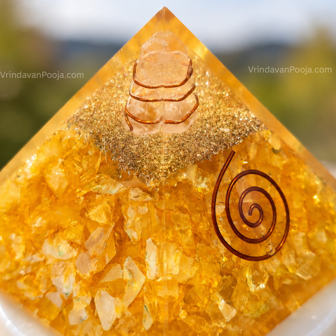 Citrine Pyramid – Attract Wealth, Success & Positive Energy