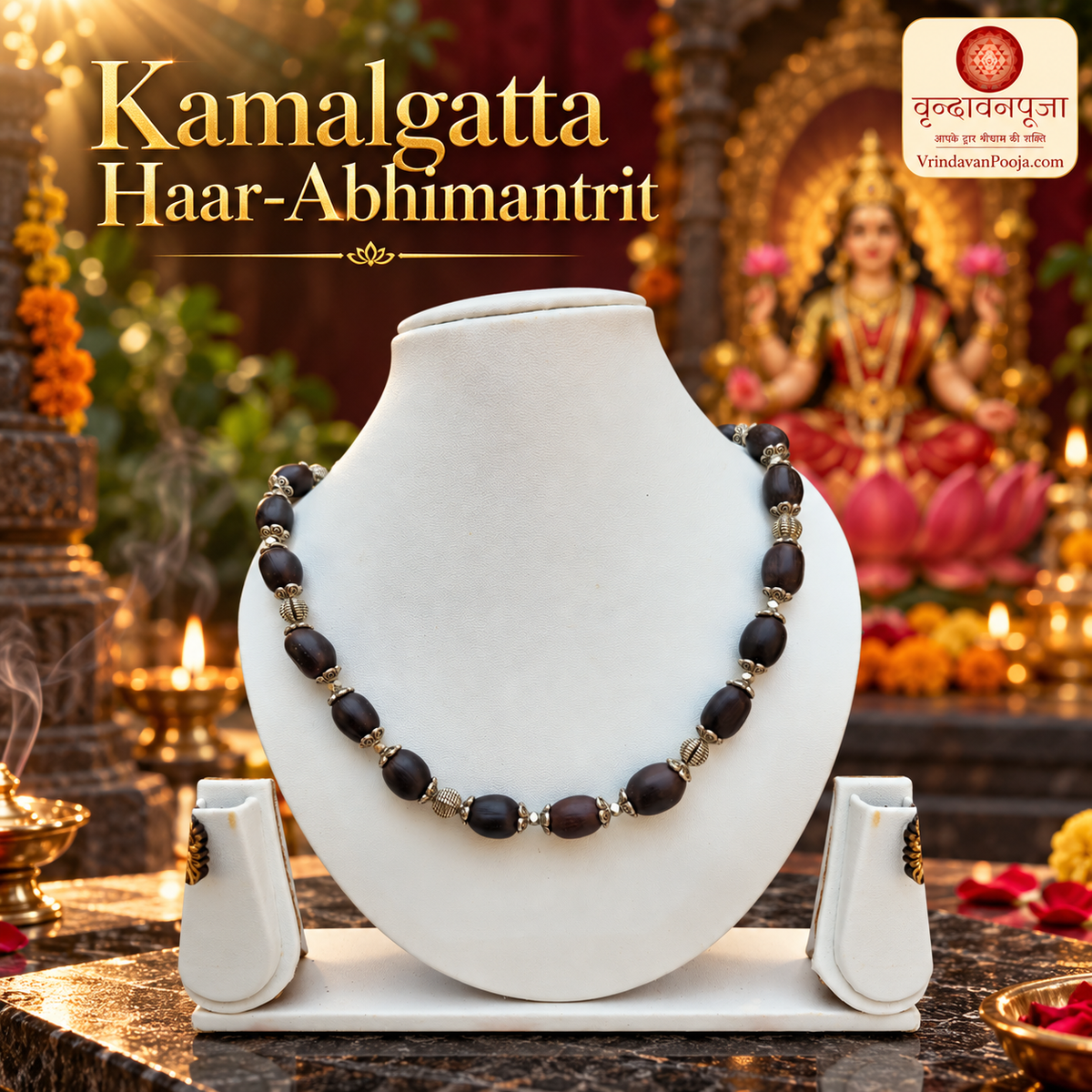 Abhimantrit Kamalgatta Mala – 27 Beads
