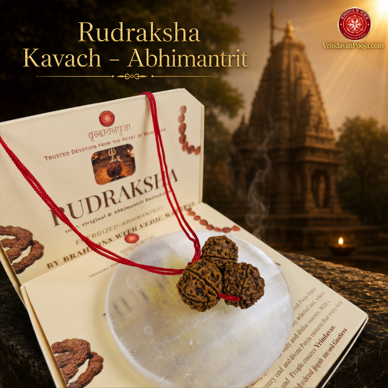 Rudraksha Kavach - Abhimantrit