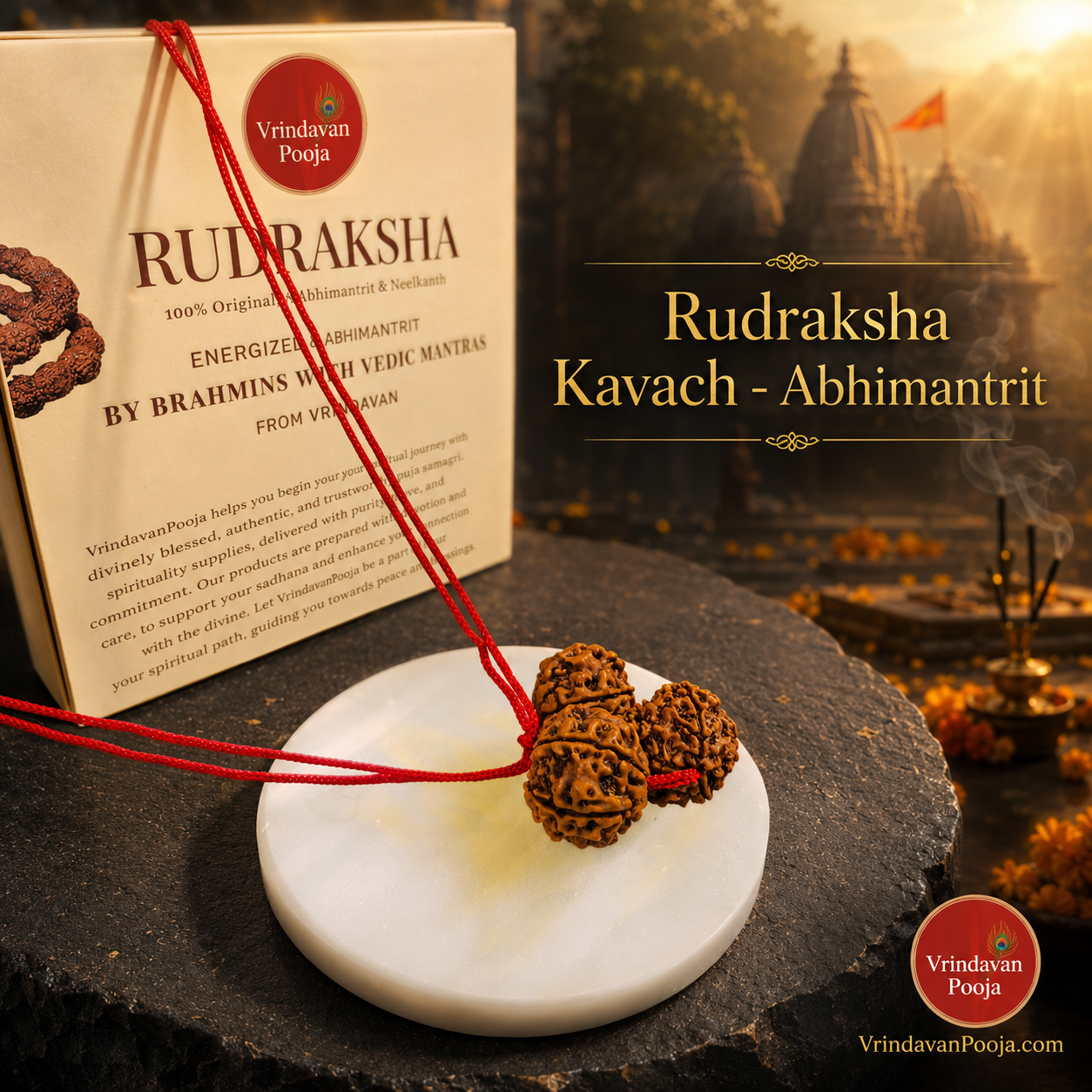 Rudraksha Kavach - Abhimantrit
