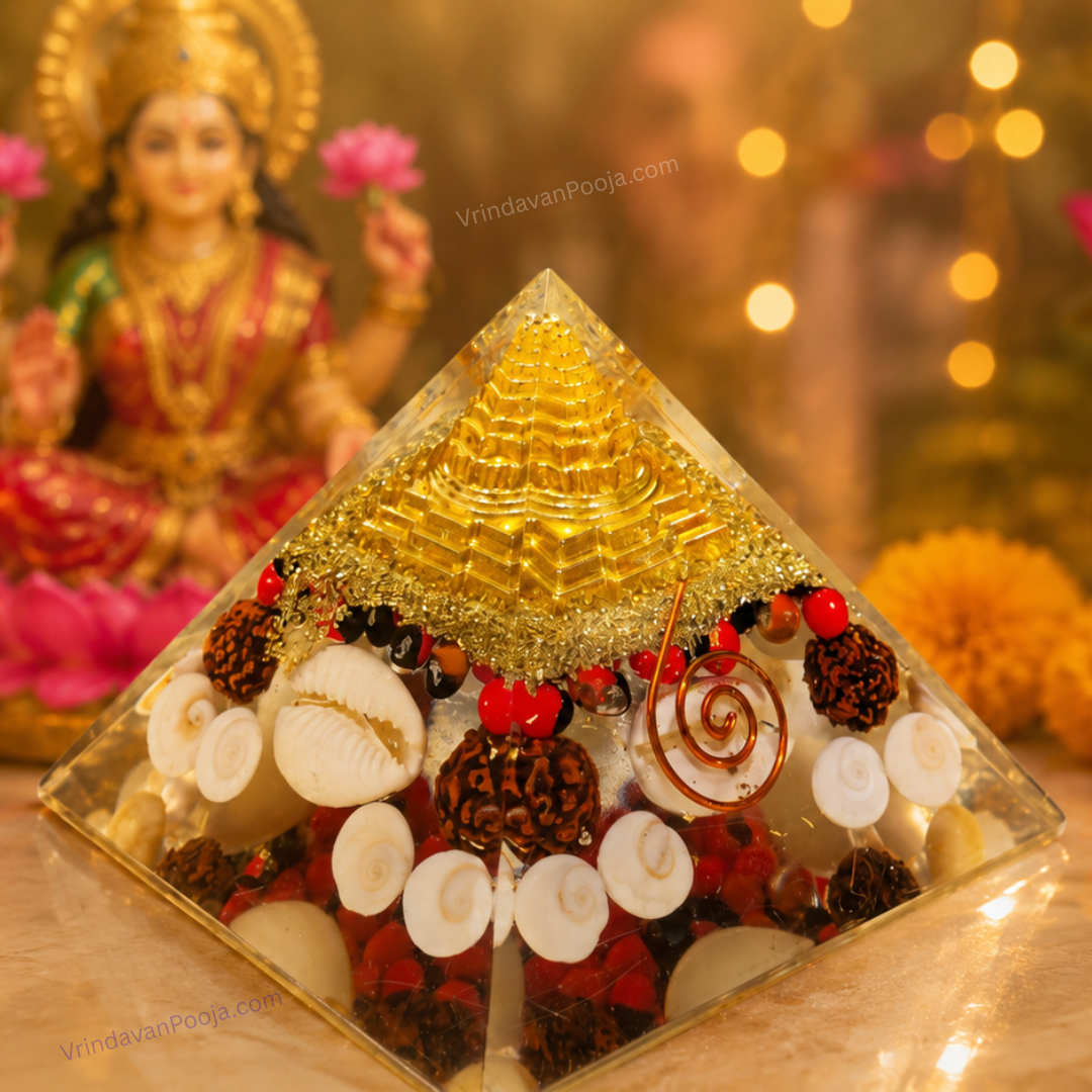 Abhimantrit Shree Laxmi Yantra Pyramid