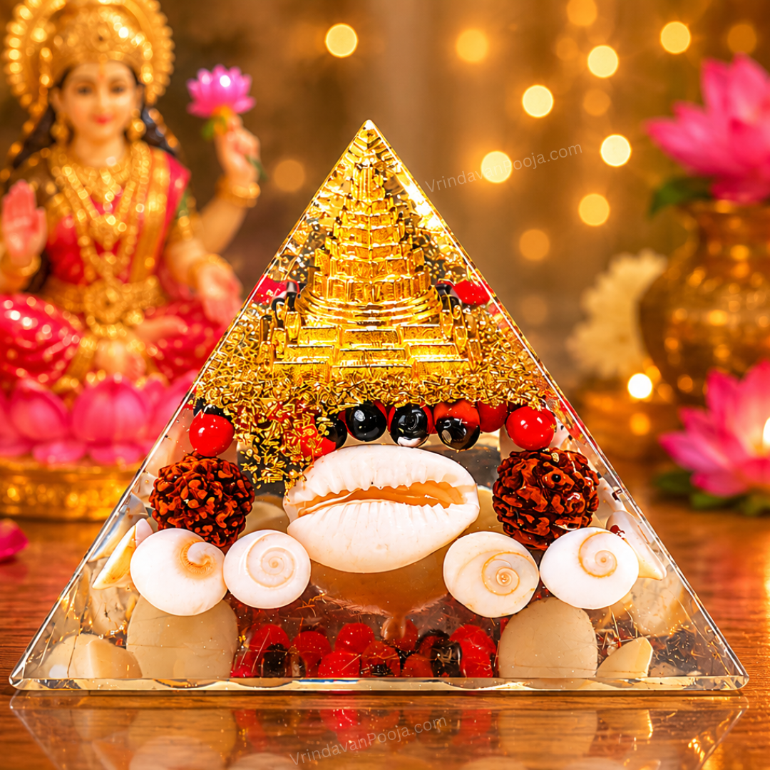 Abhimantrit Shree Laxmi Yantra Pyramid