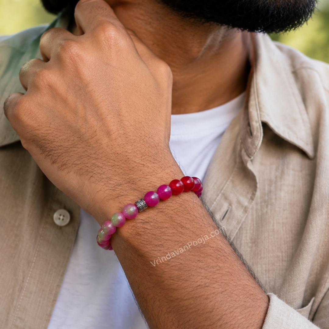 Red Jasper Bracelet (Mesh Rashi) Aries