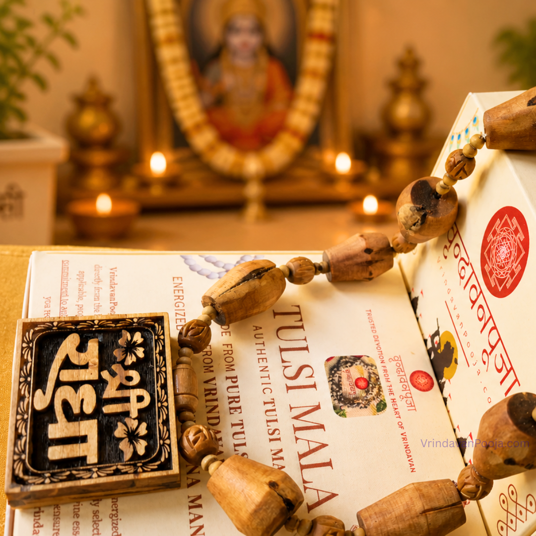 Shri Radha Locket Tulsi Mala