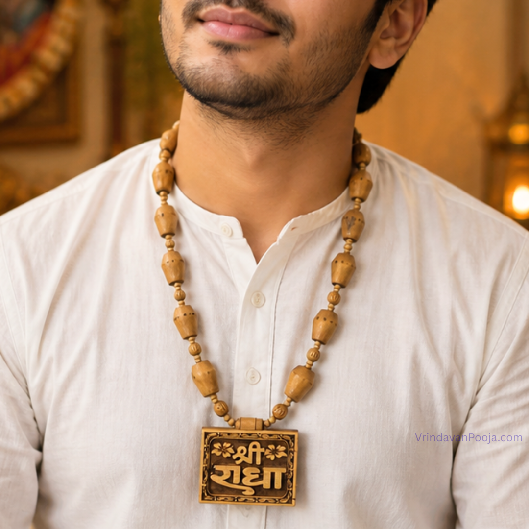 Shri Radha Locket Tulsi Mala