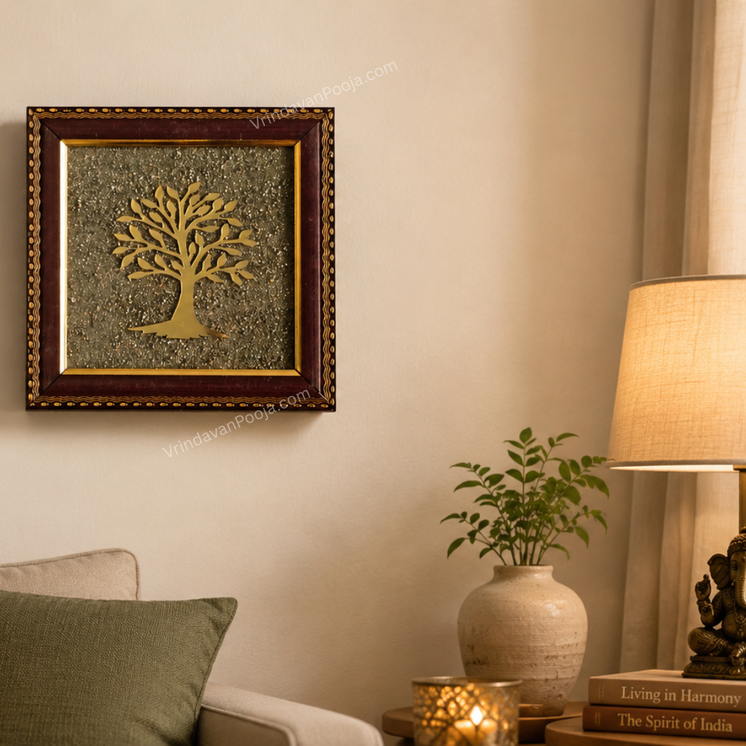 Tree of Life Raw Pyrite Frame