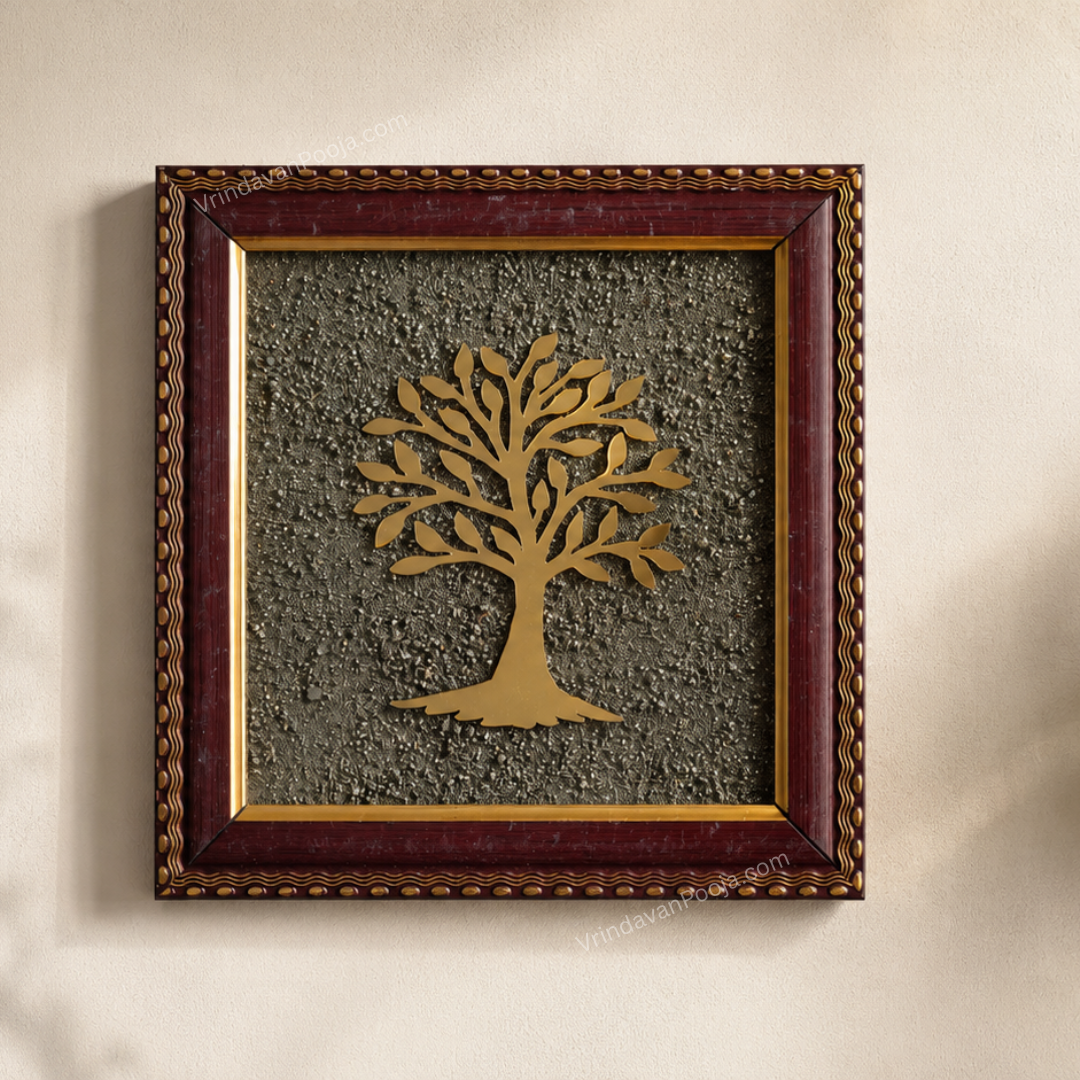 Tree of Life Raw Pyrite Frame