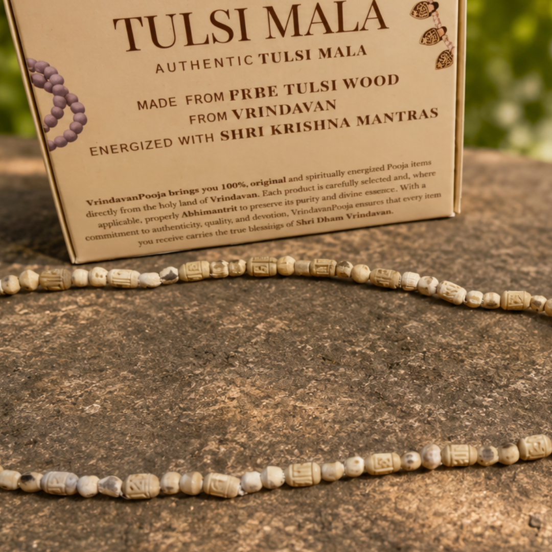 Tulsi Mala with Radha Krishna Pendant