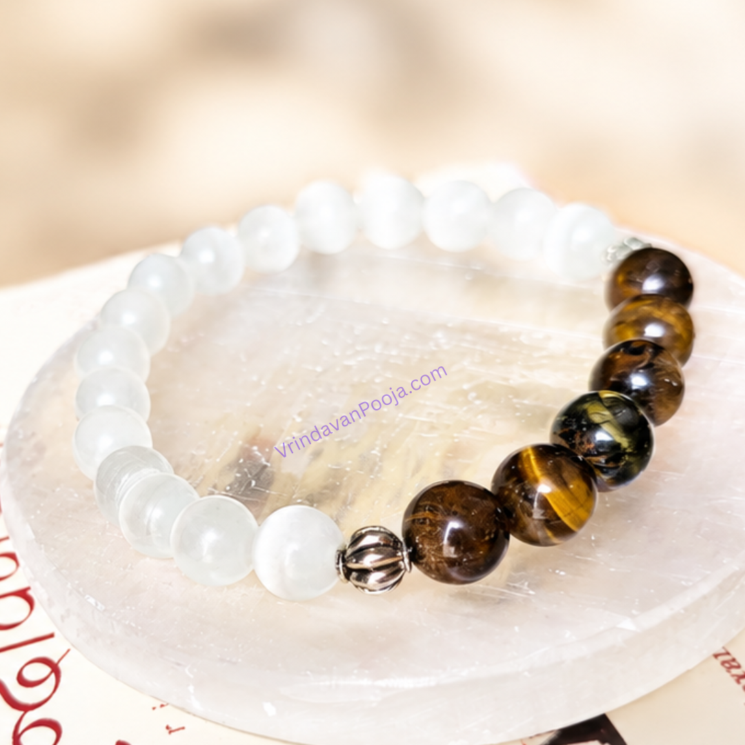 Selenite Bracelet (Vrishabh Rashi) Taurus
