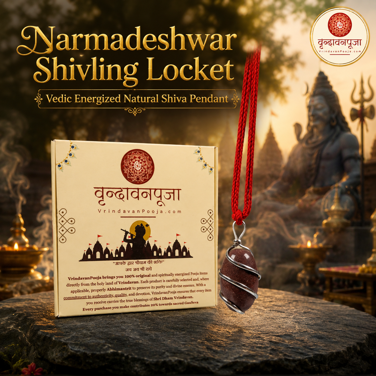 Narmadeshwar Shivling Locket