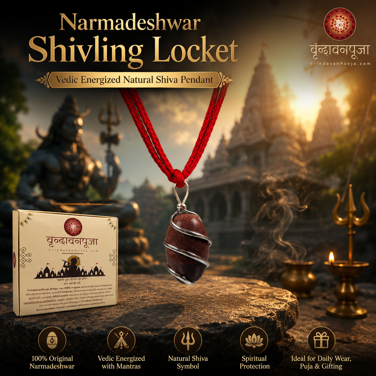 Narmadeshwar Shivling Locket
