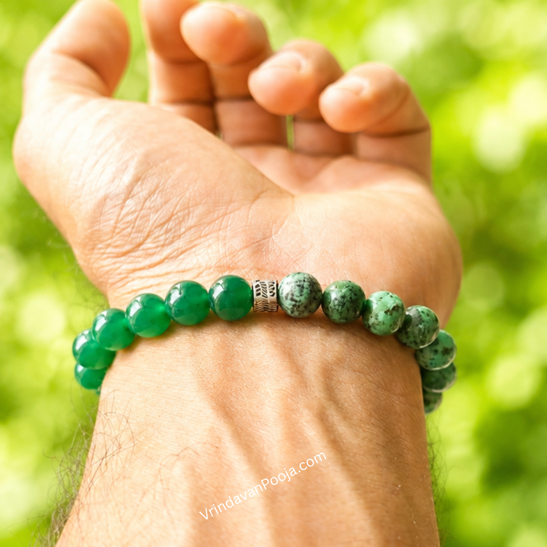Green Aventurine Bracelet (Mithun Rashi) Gemini