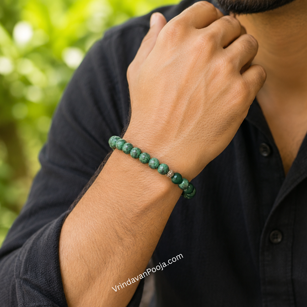 Green Aventurine Bracelet (Mithun Rashi) Gemini