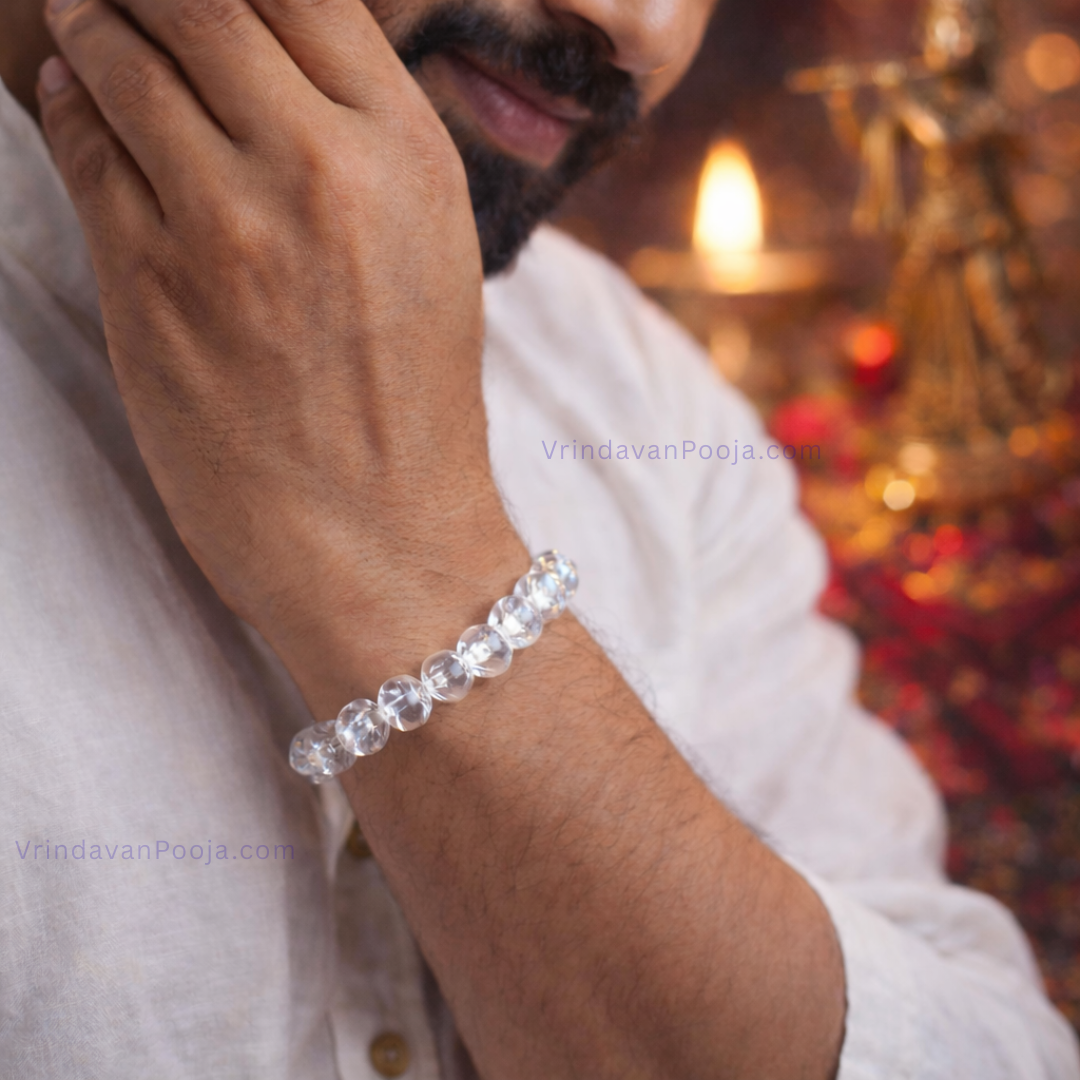 Pure Sphatik Bracelet (Abhimantrit)