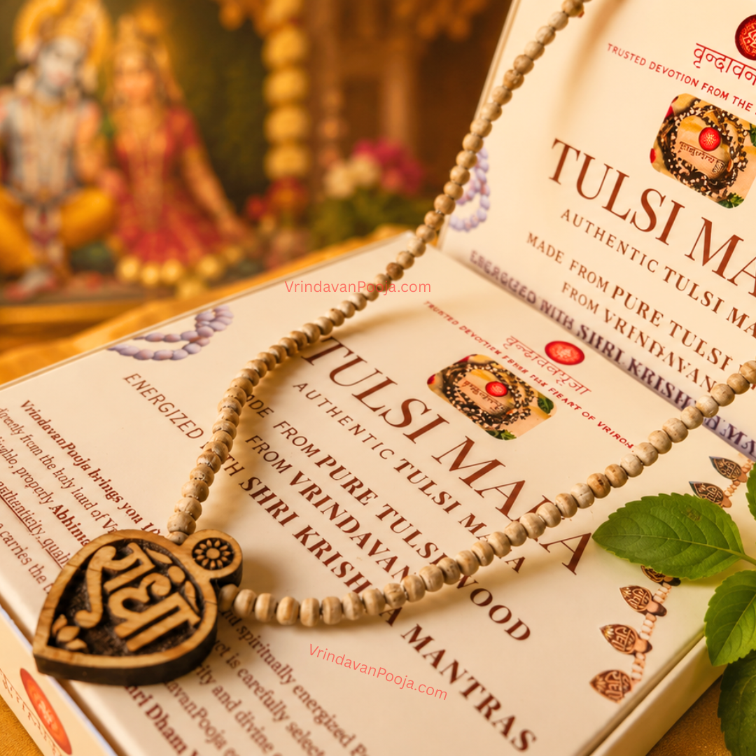 Shri Radha Locket Tulsi Mala