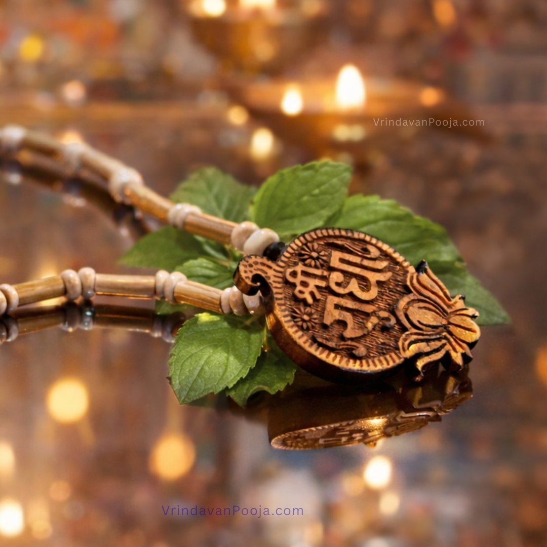 Shri Radha Locket Tulsii Mala