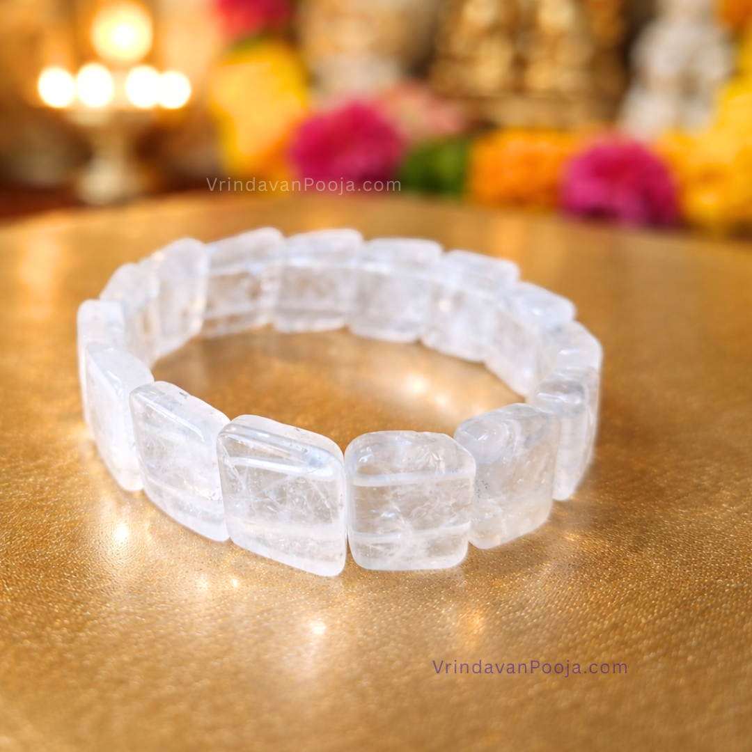 Pure Sphatik Bracelet (Square Shape)