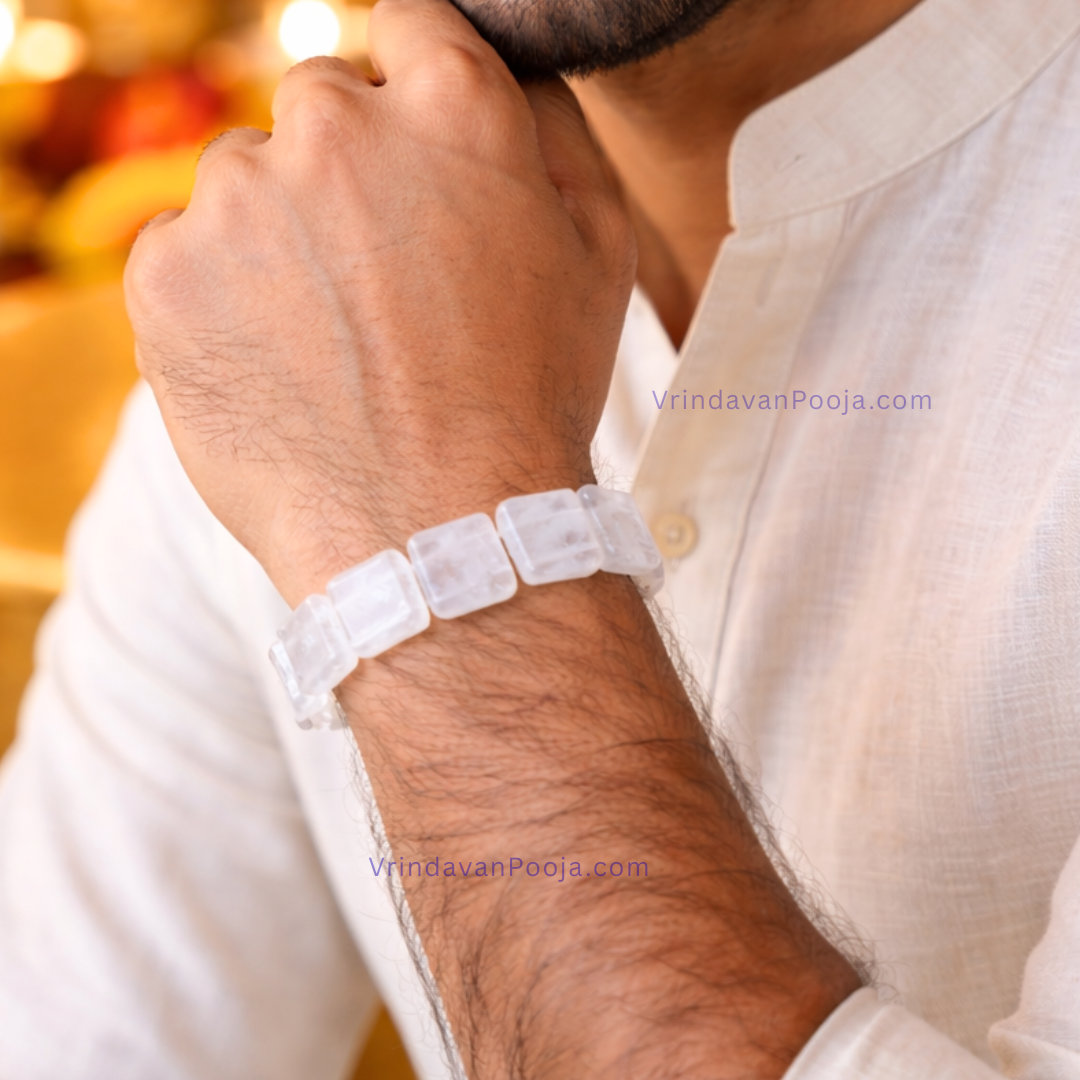 Pure Sphatik Bracelet (Square Shape)
