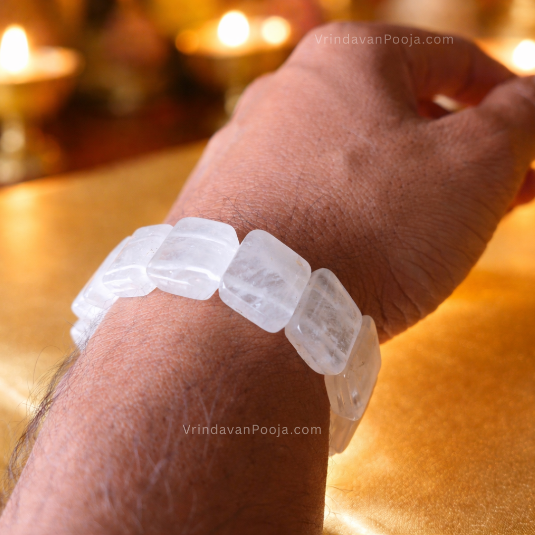 Pure Sphatik Bracelet (Square Shape)