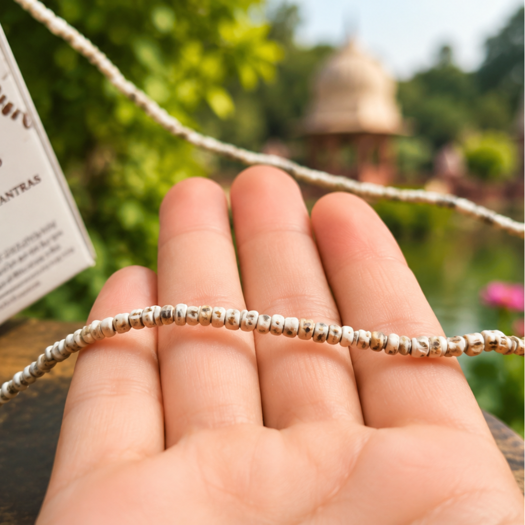 Tulsi Kanthi Mala (2 Round) – 100% Original Tulsi Beads
