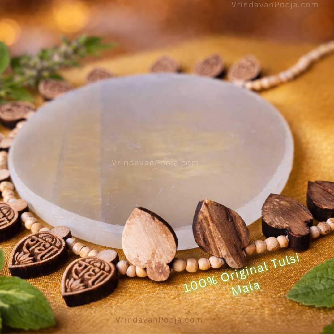 Shri Radha Locket Tulsi Haar